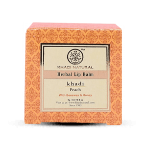Khadi Natural Herbal Lip Balm Khadi Peach