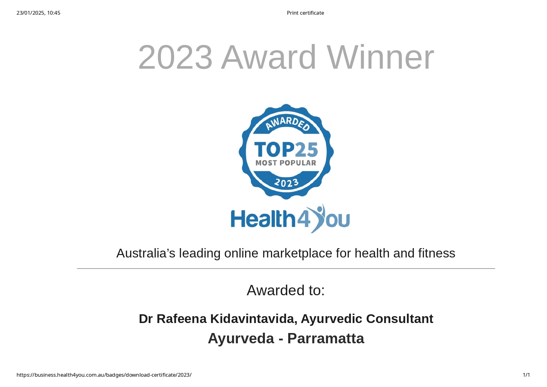 Health4 uaward-2023